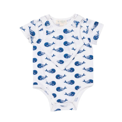 Organic Cotton Short Sleeve Bodysuit & Bib, GOTS certified