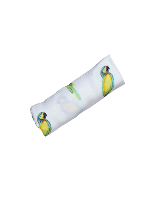 ORGANIC SWADDLE - PARROT