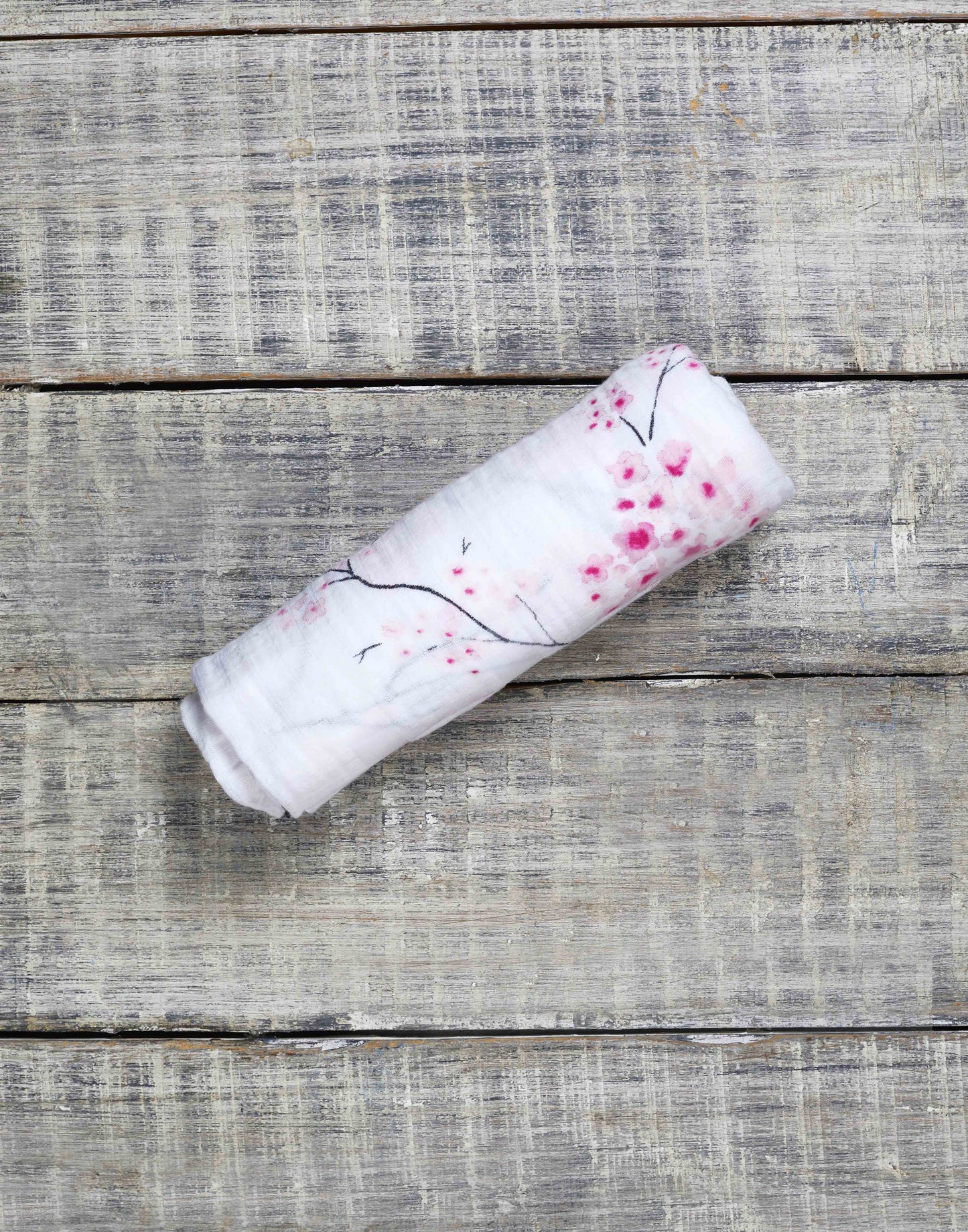 ORGANIC SWADDLE - CHERRY BLOSSOM