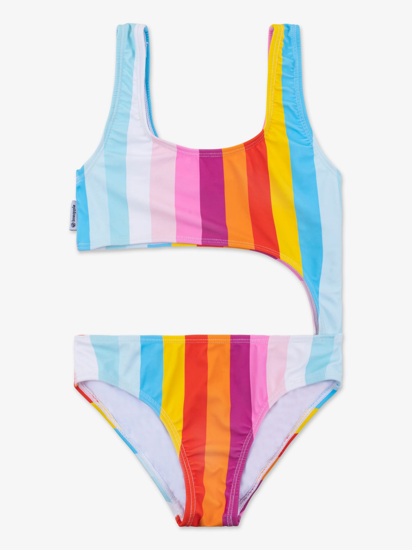 Hannah Multiprint Side Cut One Piece Swimsuit