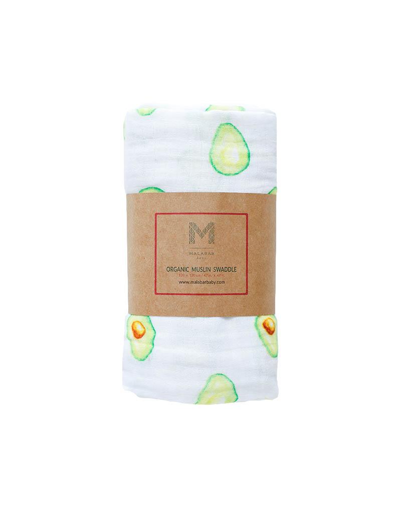 ORGANIC SWADDLE - AVOCADO