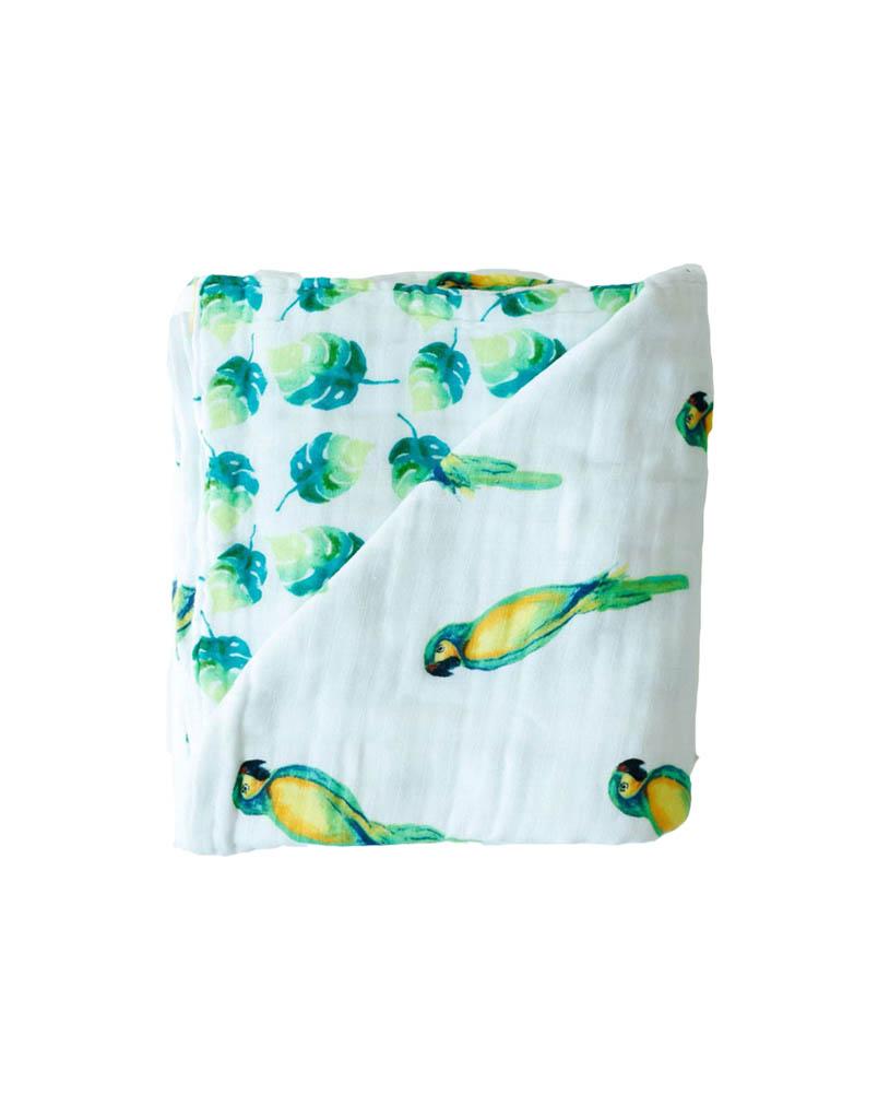 ORGANIC SNUG BLANKET - PARROTS