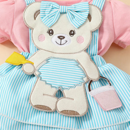 Bear Onesie with Headband Set