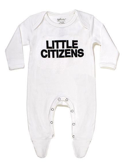 Little Citizens - Footed Onesie - 100% Organic - GOTS certified