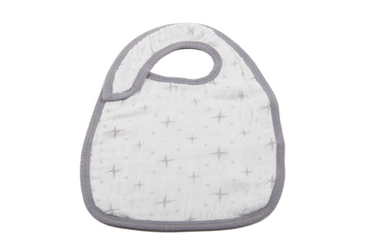 Traveler Bamboo Muslin Snap Bibs 3PK