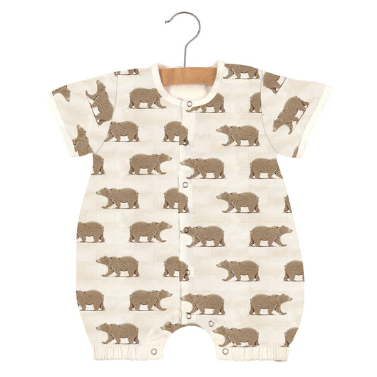 Goodnight Bear Bamboo Newcastle Mini Romper