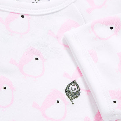 The Pink Birdie - Short Romper - 100% Organic