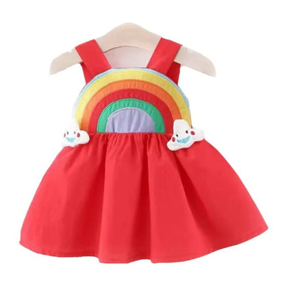 Rainbow Clouds Dress