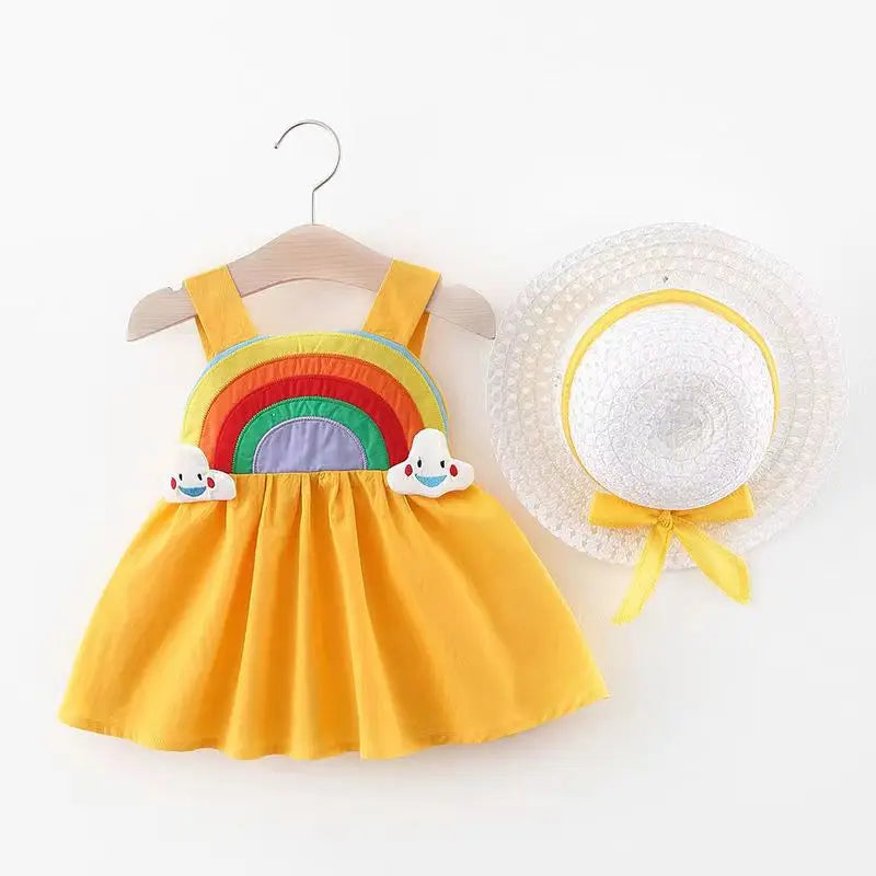 Rainbow Clouds Dress