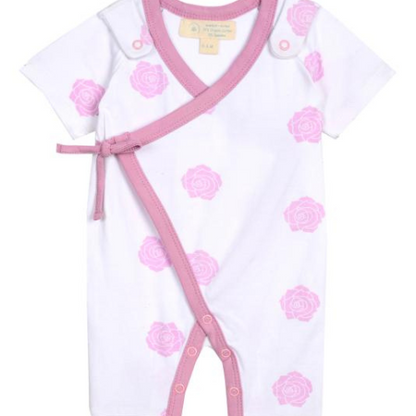 Short Sleeve Kimono Onesie