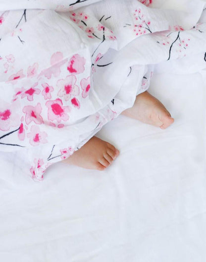 ORGANIC SWADDLE - CHERRY BLOSSOM